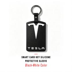 Black‑White Silicone Protective Card Sleeve For Card‑Form Smart Access Key Card