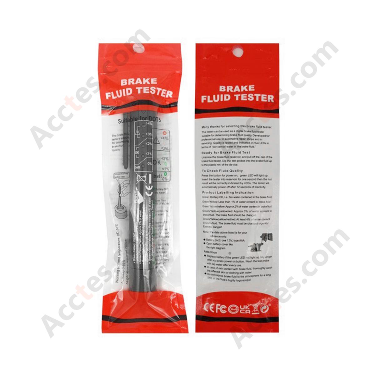 Automotive Brake Fluid Testing Tester Pen Bag Packaging For Car Repair