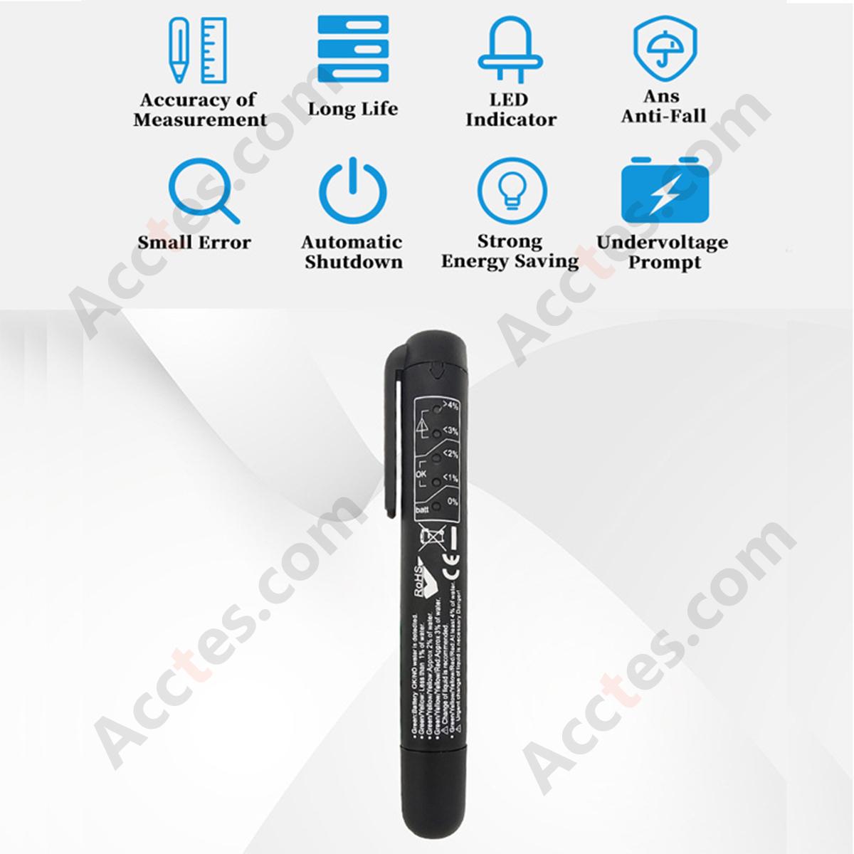 Blue Blister Card Pack Brake Fluid Tester Pen For Auto Brake Oil Test
