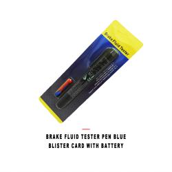 Blue Blister Card Brake Fluid Tester Pen With Battery For Car Brake Oil Testing