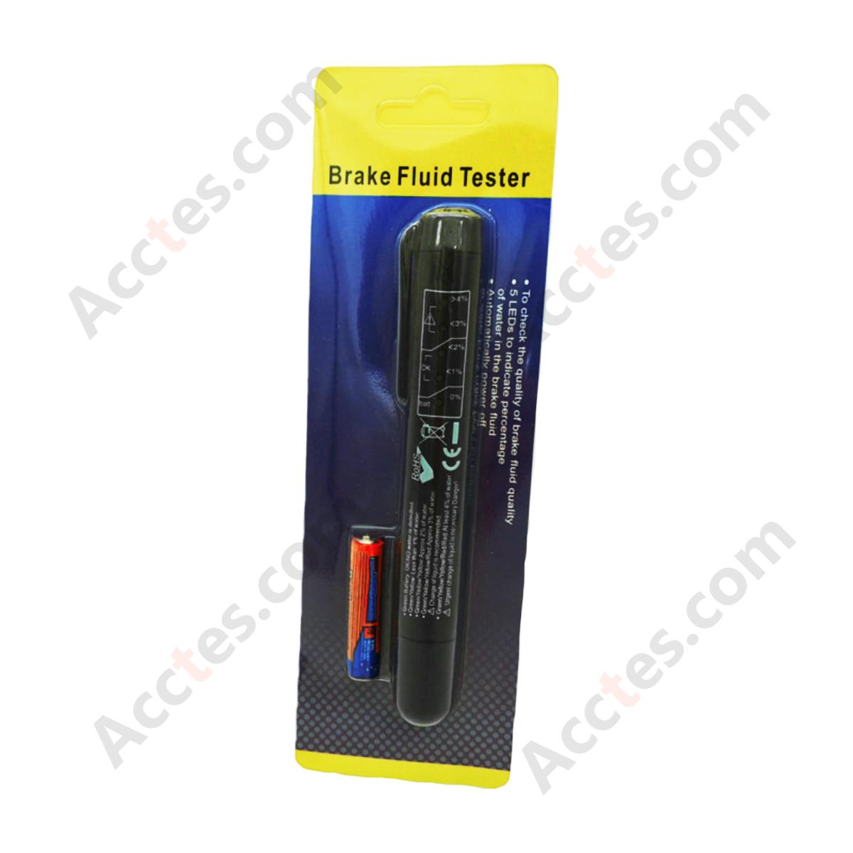 Blue Blister Card Brake Fluid Tester Pen With Battery For Car Brake Oil Testing