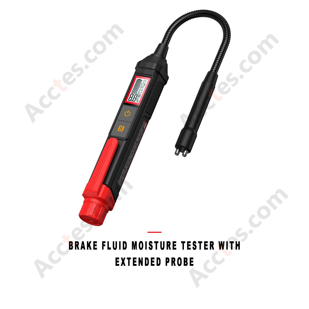 Extended Probe Brake Fluid Moisture Content Tester For Automobile Brake Oil