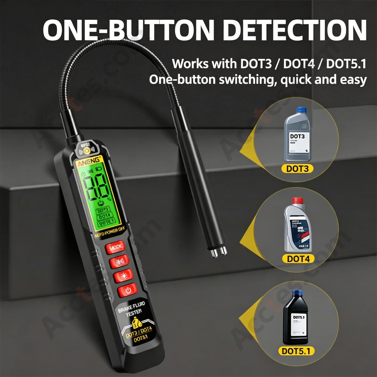 Battery Operated Automotive Brake Fluid Moisture Content Tester