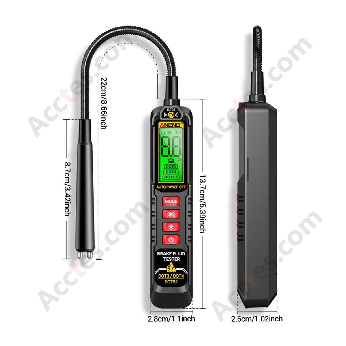 Battery Operated Automotive Brake Fluid Moisture Content Tester