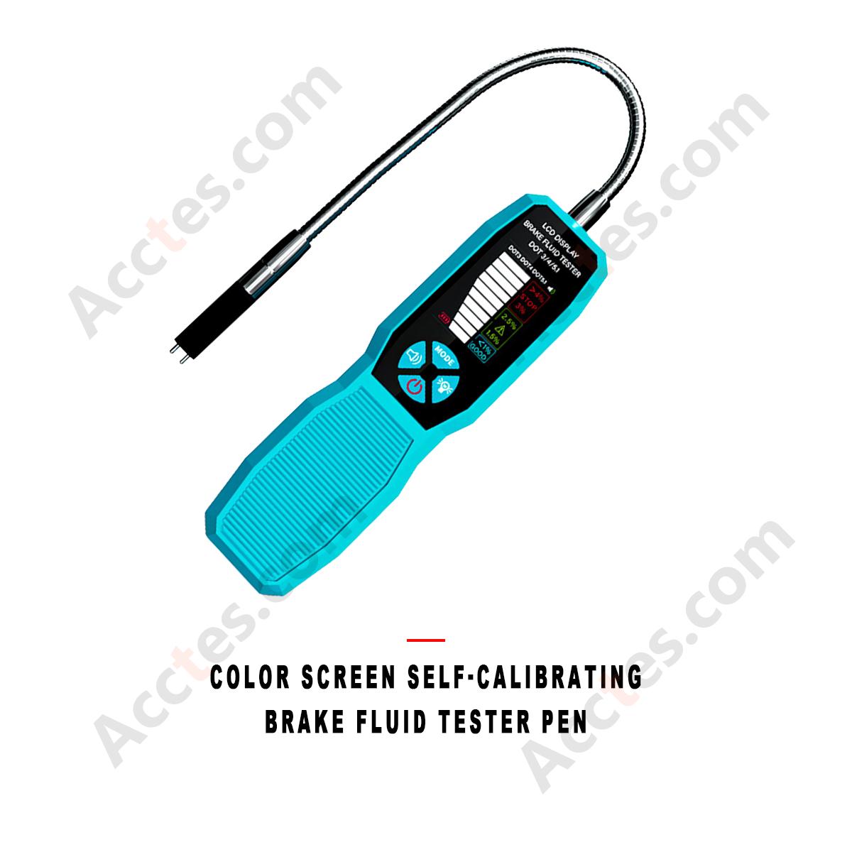 Color Screen Self Calibrating Brake Fluid Tester Pen For Auto Brake Fluid Test