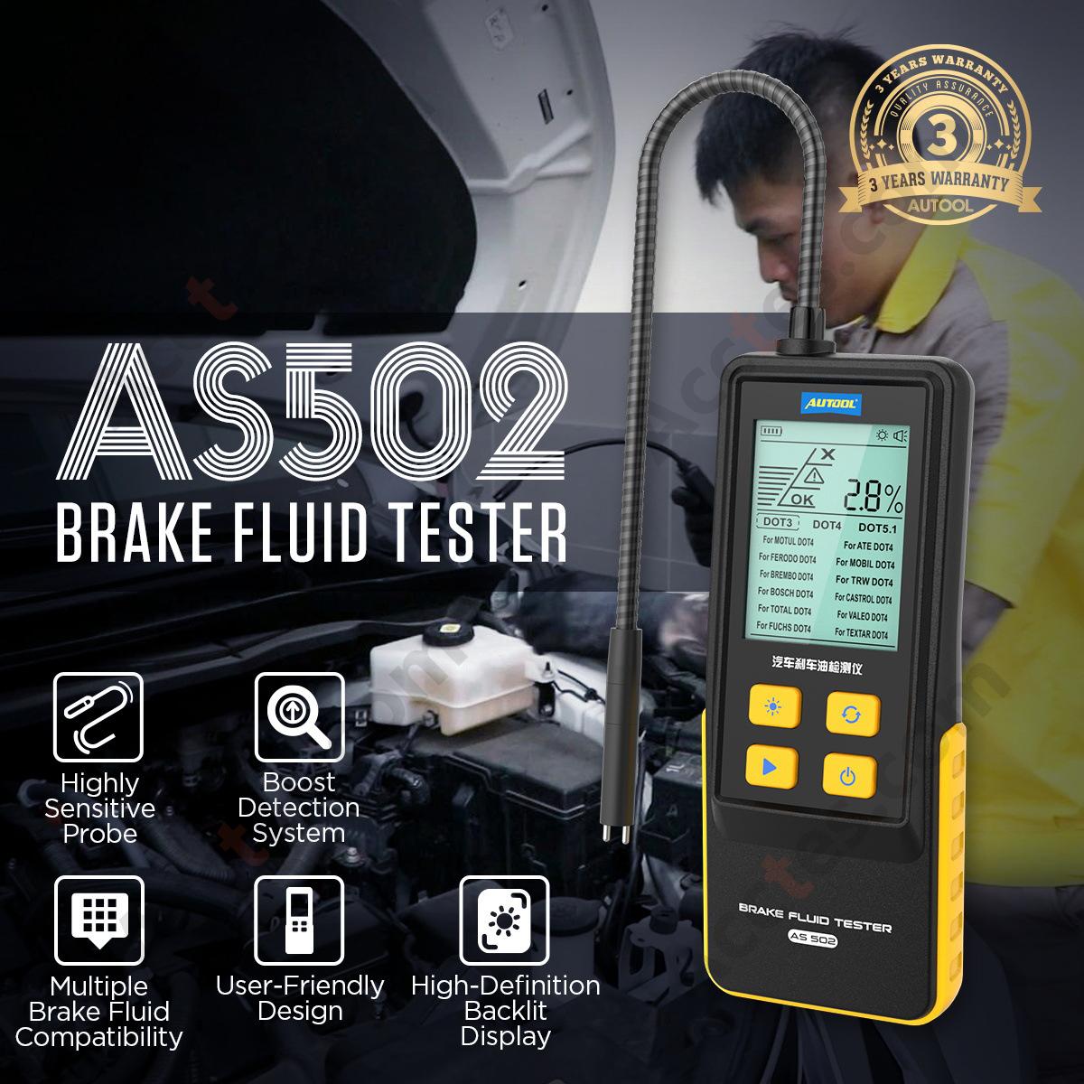 Portable Automotive Brake Fluid Tester Pen For Car Brake Oil Inspection