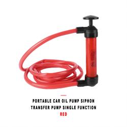 Portable Car Fuel Oil Transfer Pump Siphon Pump Single Function Red