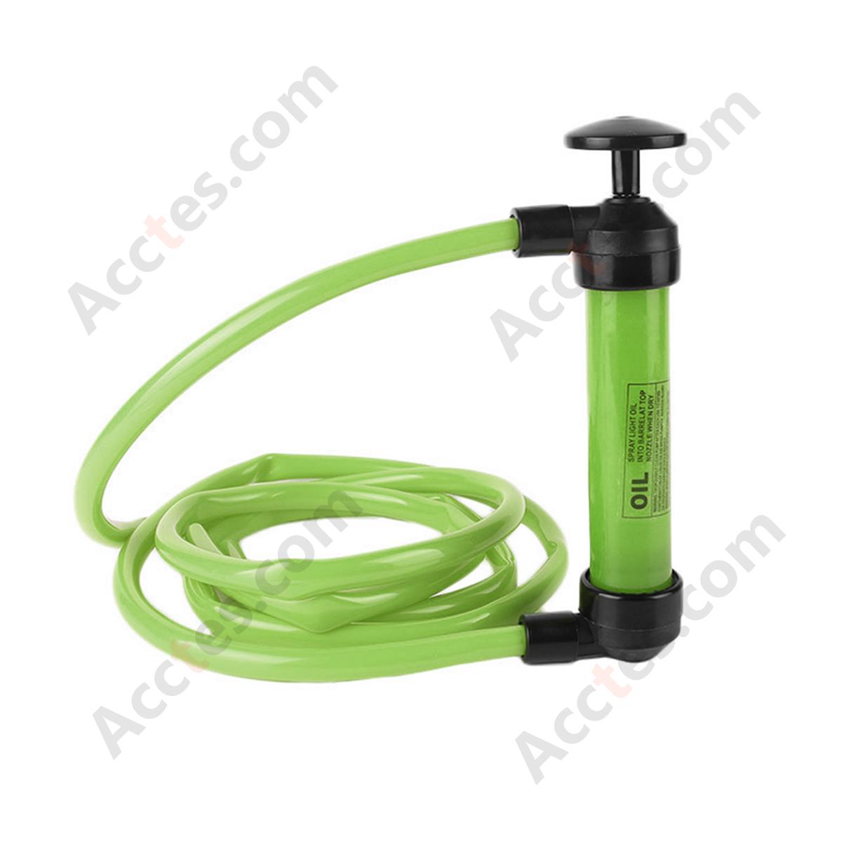 Portable Car Fuel Oil Transfer Pump Siphon Pump Single Function Green