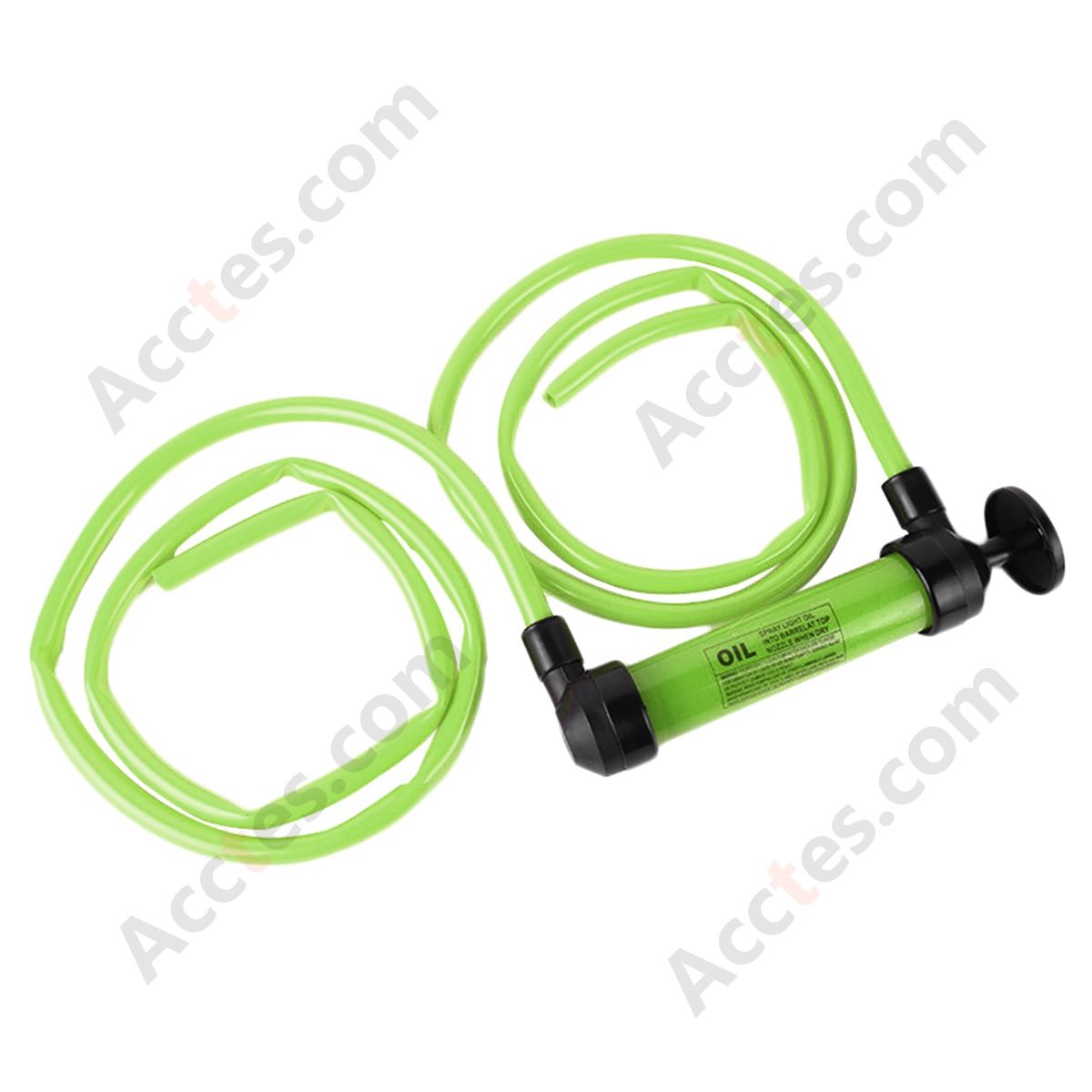 Portable Car Fuel Oil Transfer Pump Siphon Pump Single Function Green