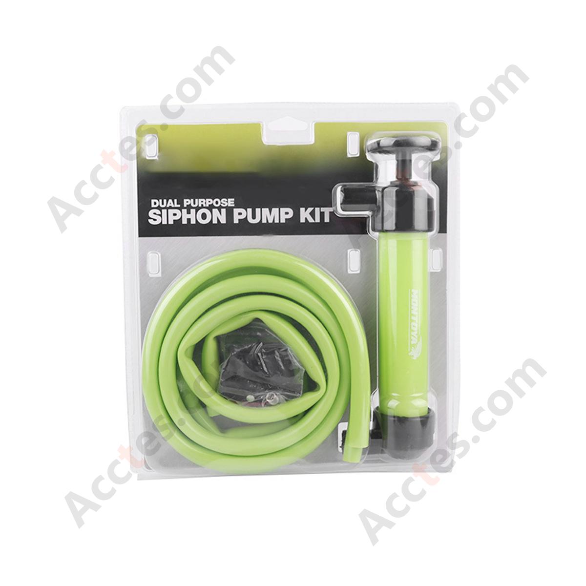 Portable Car Fuel Oil Transfer Pump Siphon Pump Single Function Green