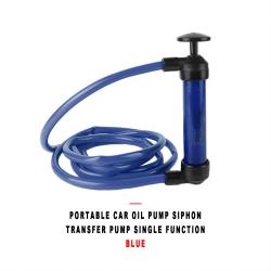 Portable Car Fuel Oil Transfer Pump Siphon Pump Single Function Blue