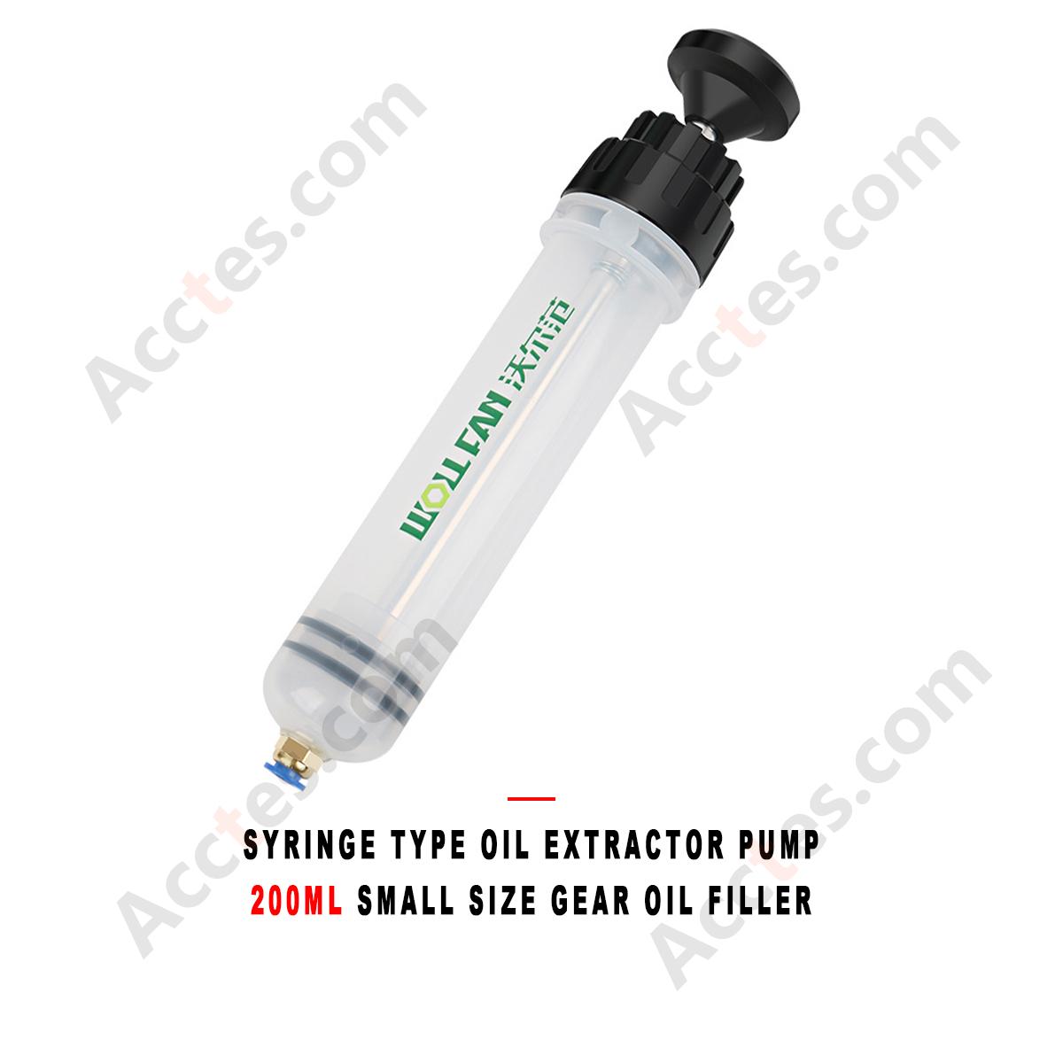Syringe Type Oil Extractor Pump 200ml Small Gear Oil Filling Tool