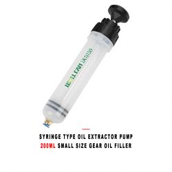 Syringe Type Oil Extractor Pump 200ml Small Gear Oil Filling Tool