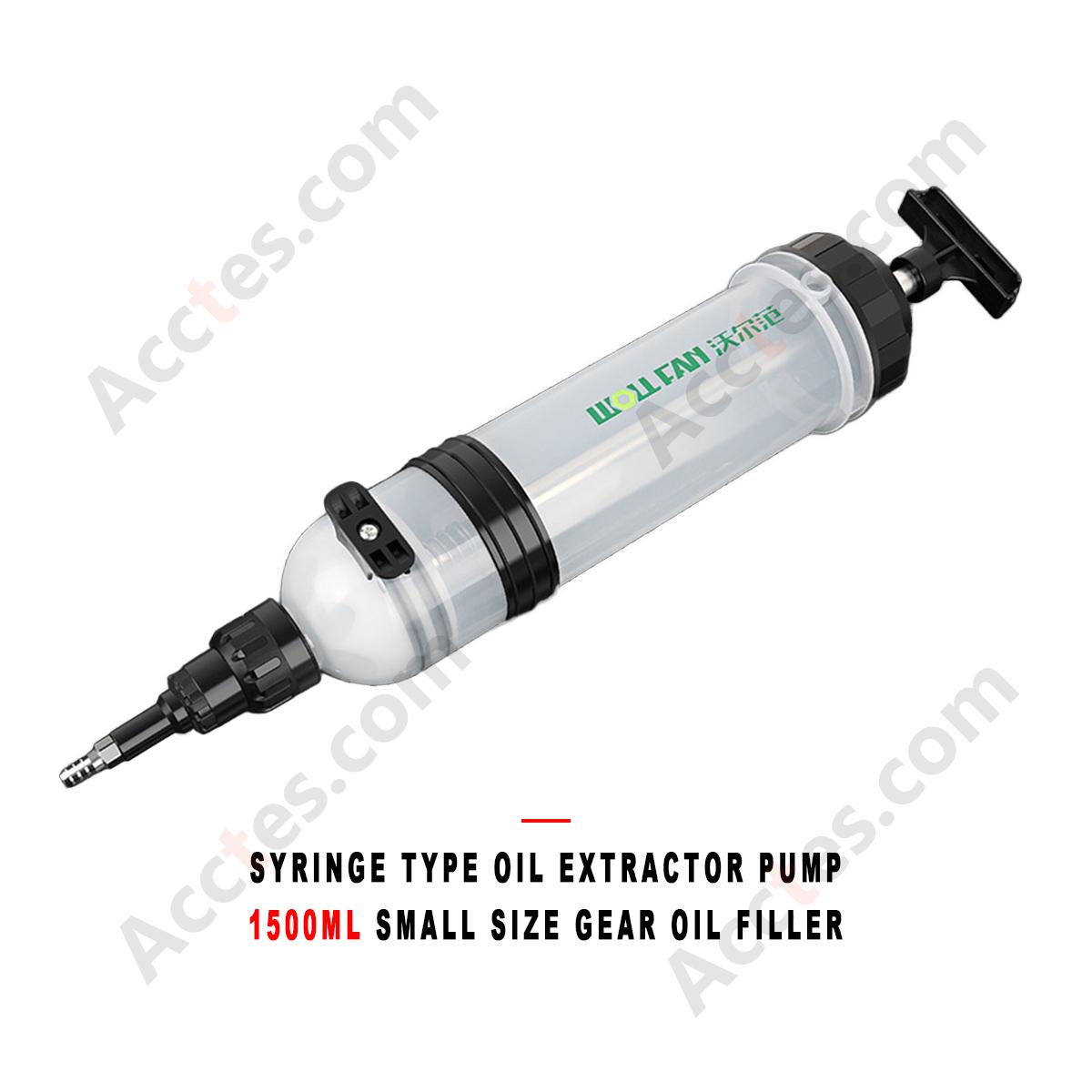 Syringe Type Oil Extractor Pump 1500ml Large Gear Oil Filling Tool