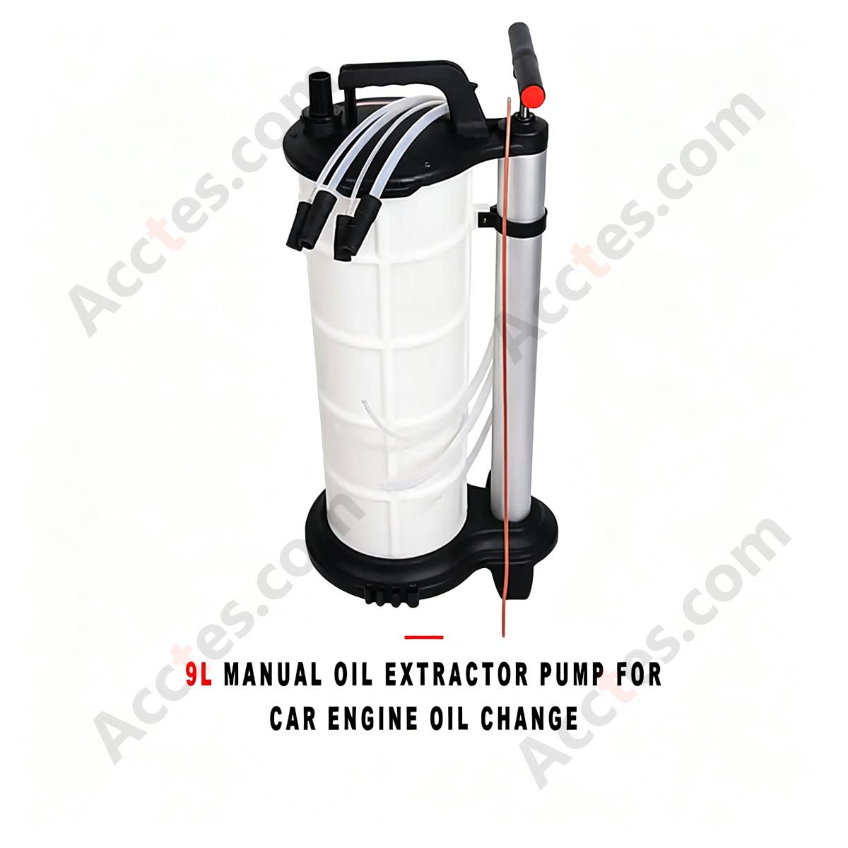 9L Manual Oil Extractor Pump For Car Engine Oil Change Vacuum Pump