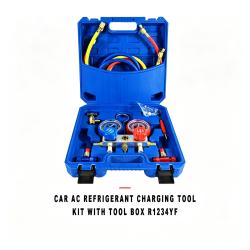 Automotive AC Refrigerant Charging Tool Kit With Tool Box For R1234yf System
