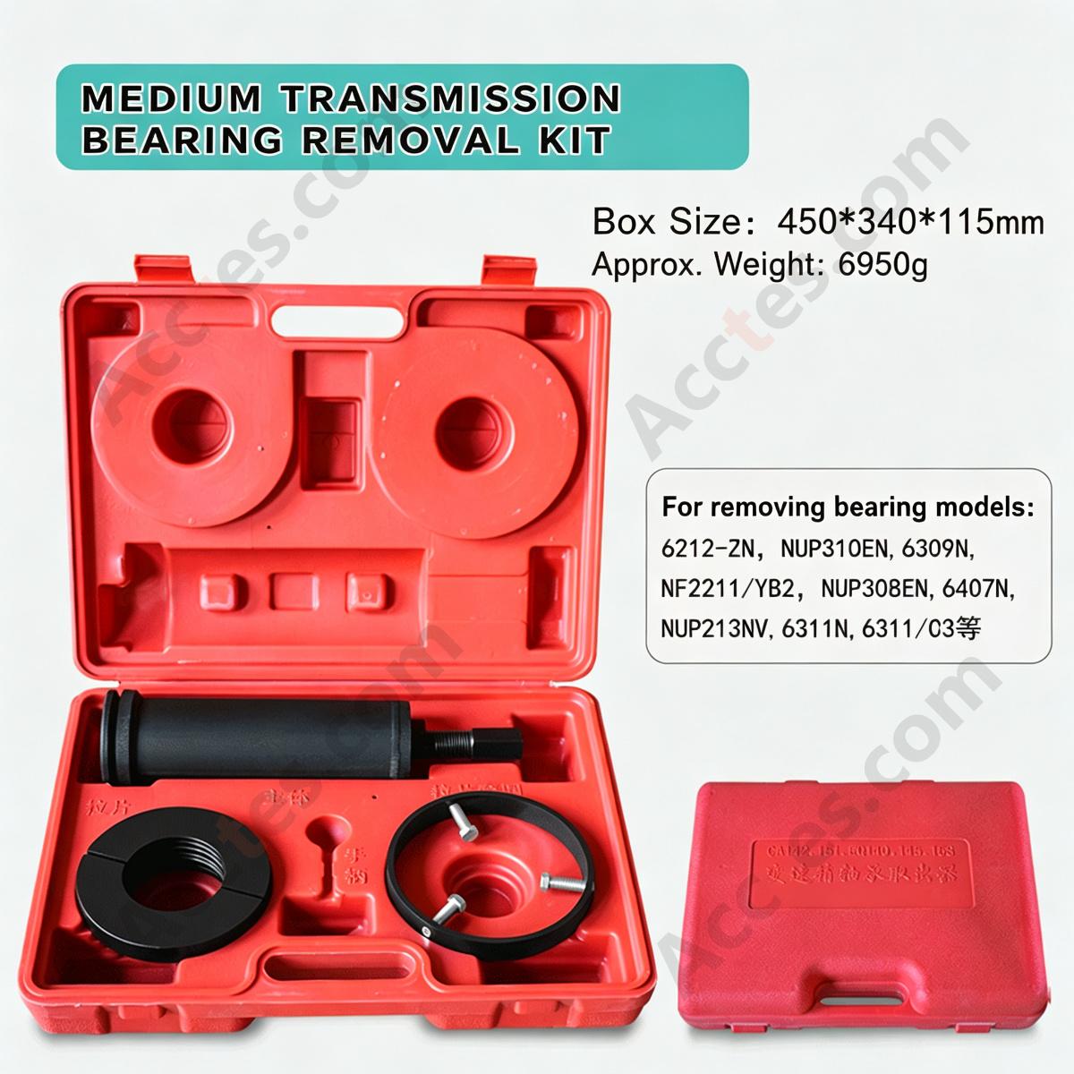 Automotive Gearbox Bearing Puller Extractor Medium Size Gearbox Bearing Removal Kit