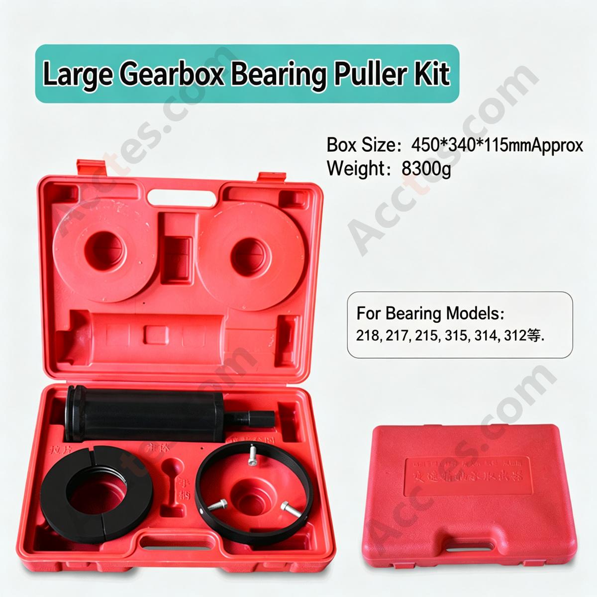 Automotive Gearbox Bearing Puller Extractor Large Size Gearbox Bearing Removal Kit