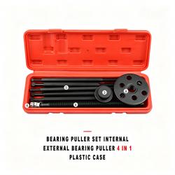 4 In 1 Bearing Puller Set Internal External Bearing Removal Tool With Plastic Case