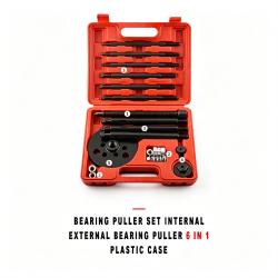 6 In 1 Bearing Puller Set Internal External Bearing Removal Tool With Plastic Case