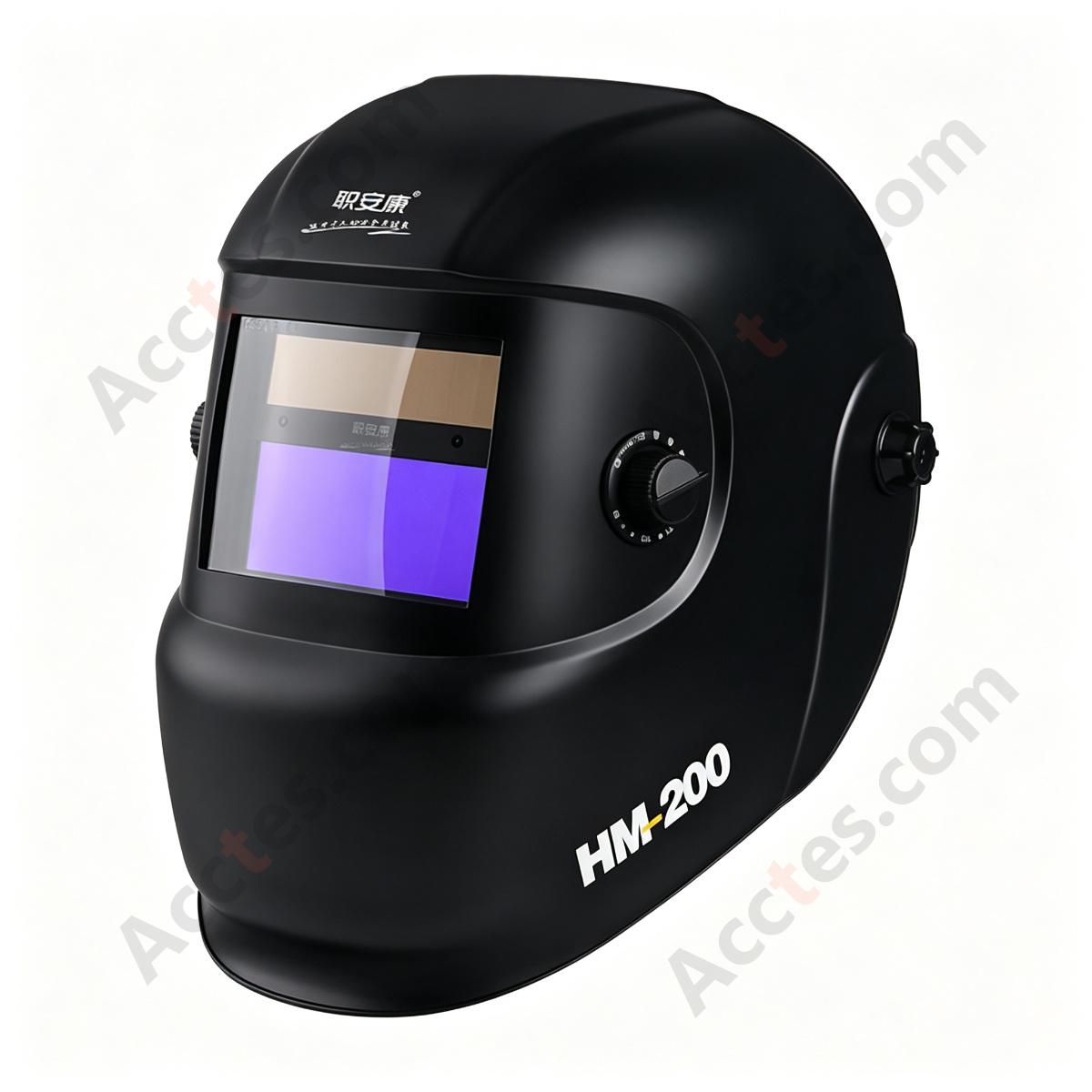 Auto Darkening Welding Helmet Head-Mounted TIG Welding Protective Mask True Color Lens