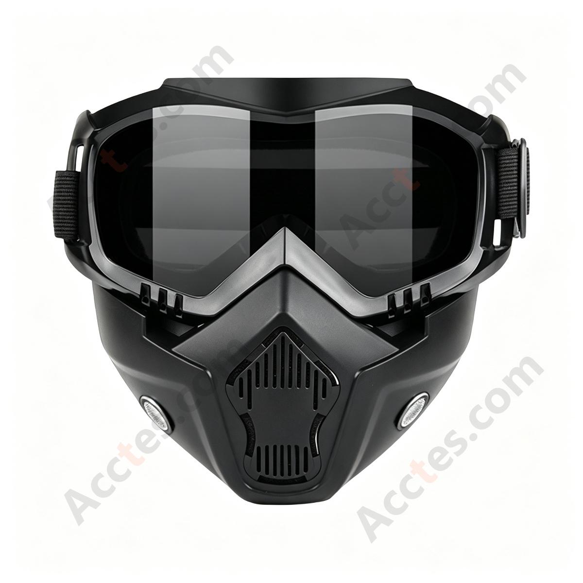 Head-Mounted Welding Face Shield Anti-Glare With Black Welding Lens