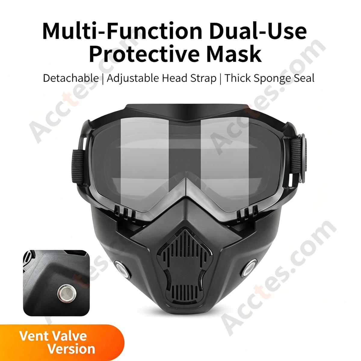 Head-Mounted Welding Face Shield Anti-Glare With Gray Welding Lens