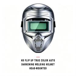 HD Flip-Up True Color Auto Darkening Welding Helmet Head-Mounted Welding Mask