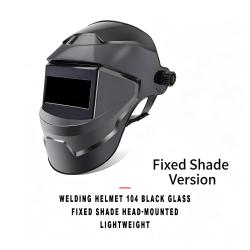 Lightweight Welding Helmet 104 With Black Fixed Shade Glass Head-Mounted Welding Mask