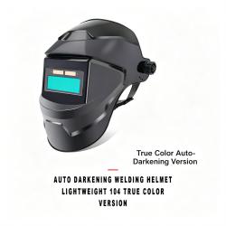 Lightweight Auto Darkening Welding Helmet 104 True Color Lens Head-Mounted Welding Mask