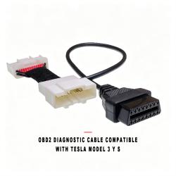 OBD2 Diagnostic Extension Cable Compatible with Tesla Model 3 Y S 1962 Connector