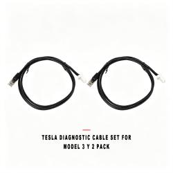 Ethernet Diagnostic Programming Cable Compatible with Tesla Model 3 Y 2 Piece Set