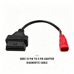 OBD2 16 Pin to 6 Pin Adapter Cable ELM327 Compatible Car Diagnostic Cable