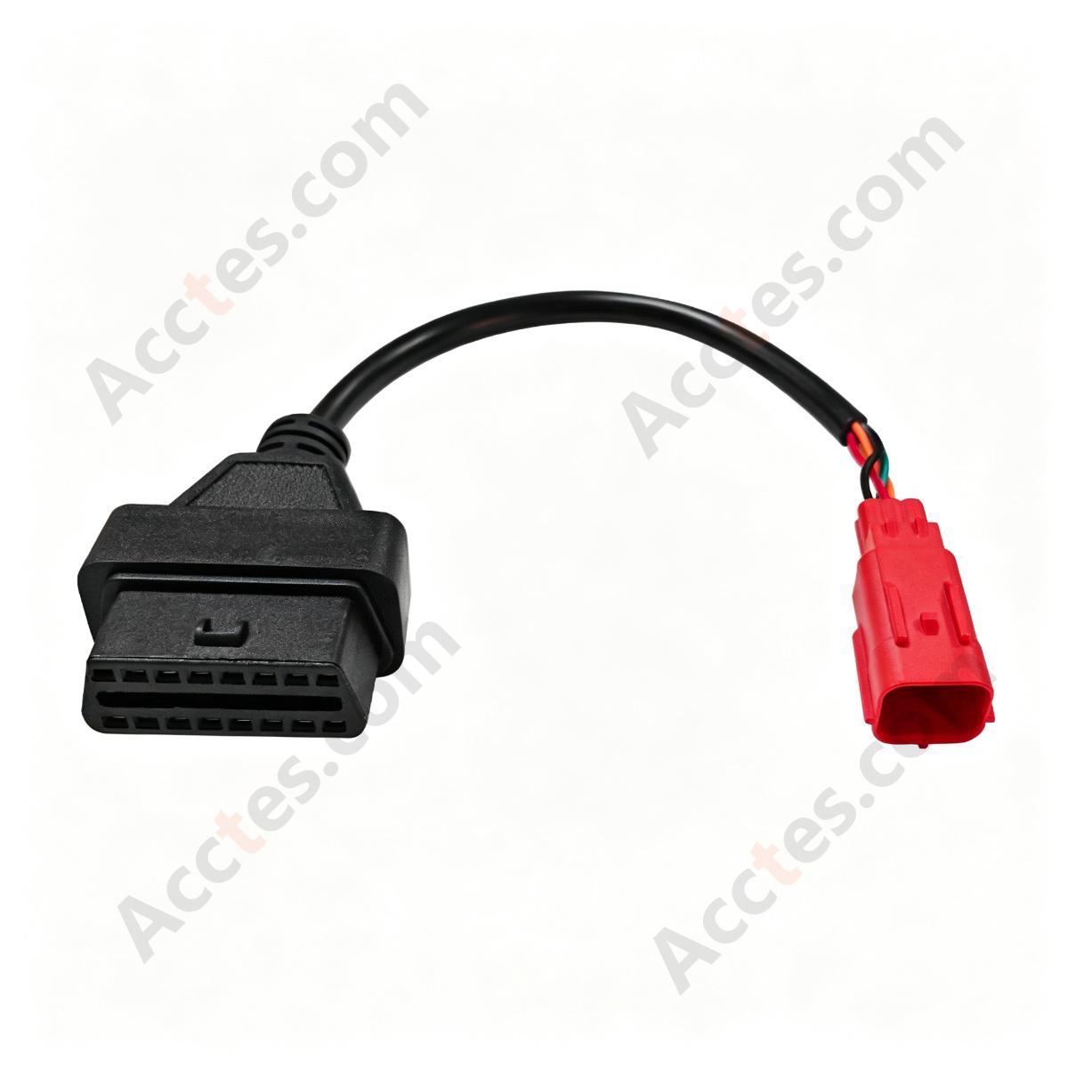 OBD2 16 Pin to 6 Pin Adapter Cable ELM327 Compatible Car Diagnostic Cable
