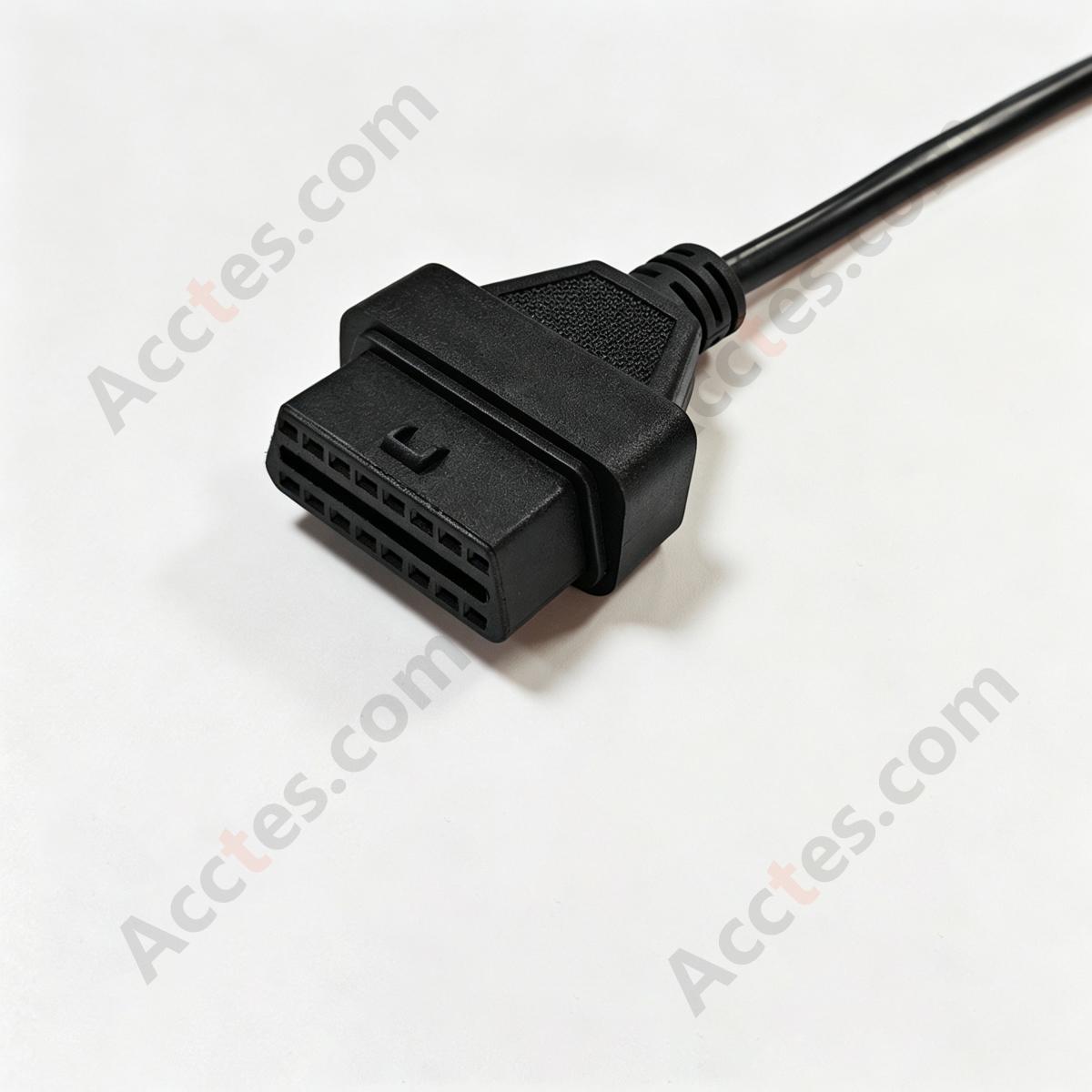 OBD2 16 Pin to 6 Pin Adapter Cable ELM327 Compatible Car Diagnostic Cable
