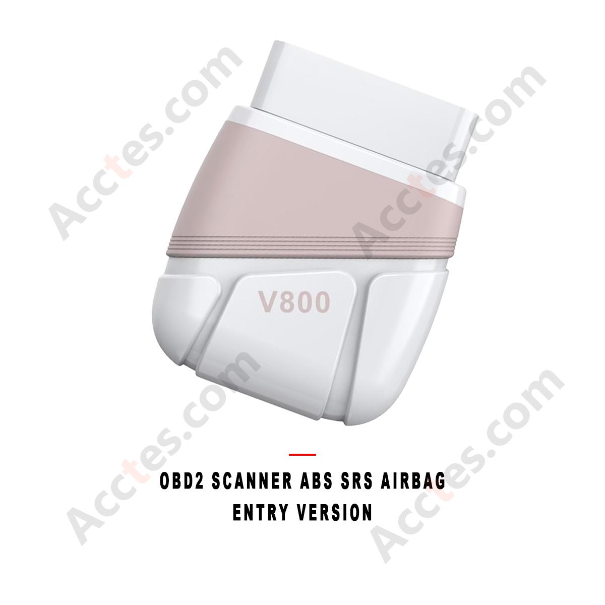 OBD2 Scanner ABS SRS Airbag Diagnostic Tool Entry Version Code Reader
