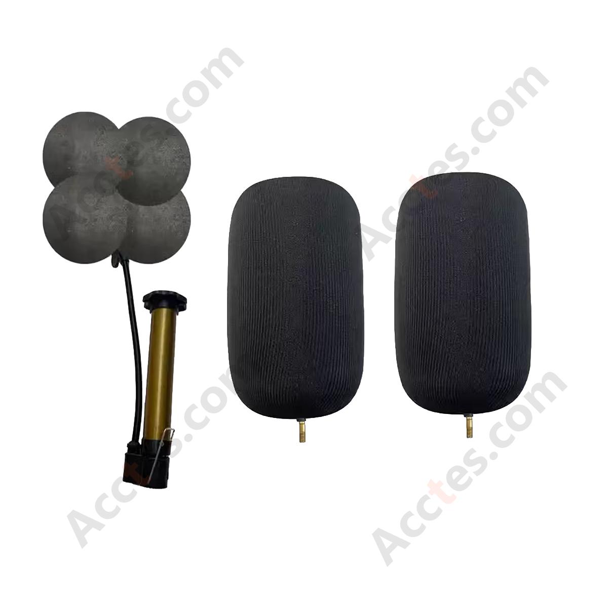 Car Shock Absorber Air Bag Reinforced Pair Universal Bottom Valve Spring Buffer