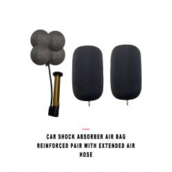 Car Shock Absorber Air Bag Reinforced Pair Universal Bottom Valve with Extended Air Hose