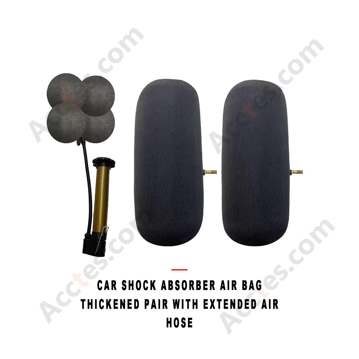 Car Shock Absorber Air Bag Thickened Reinforced Pair Universal Large Side Valve with Extended Air Hose