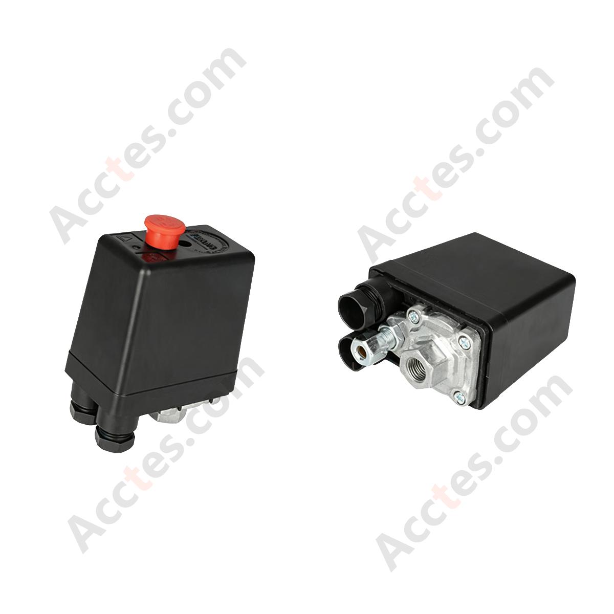 Universal Air Compressor Pressure Switch Vertical Single Port 10x1 Thread 8KG Pressure Control