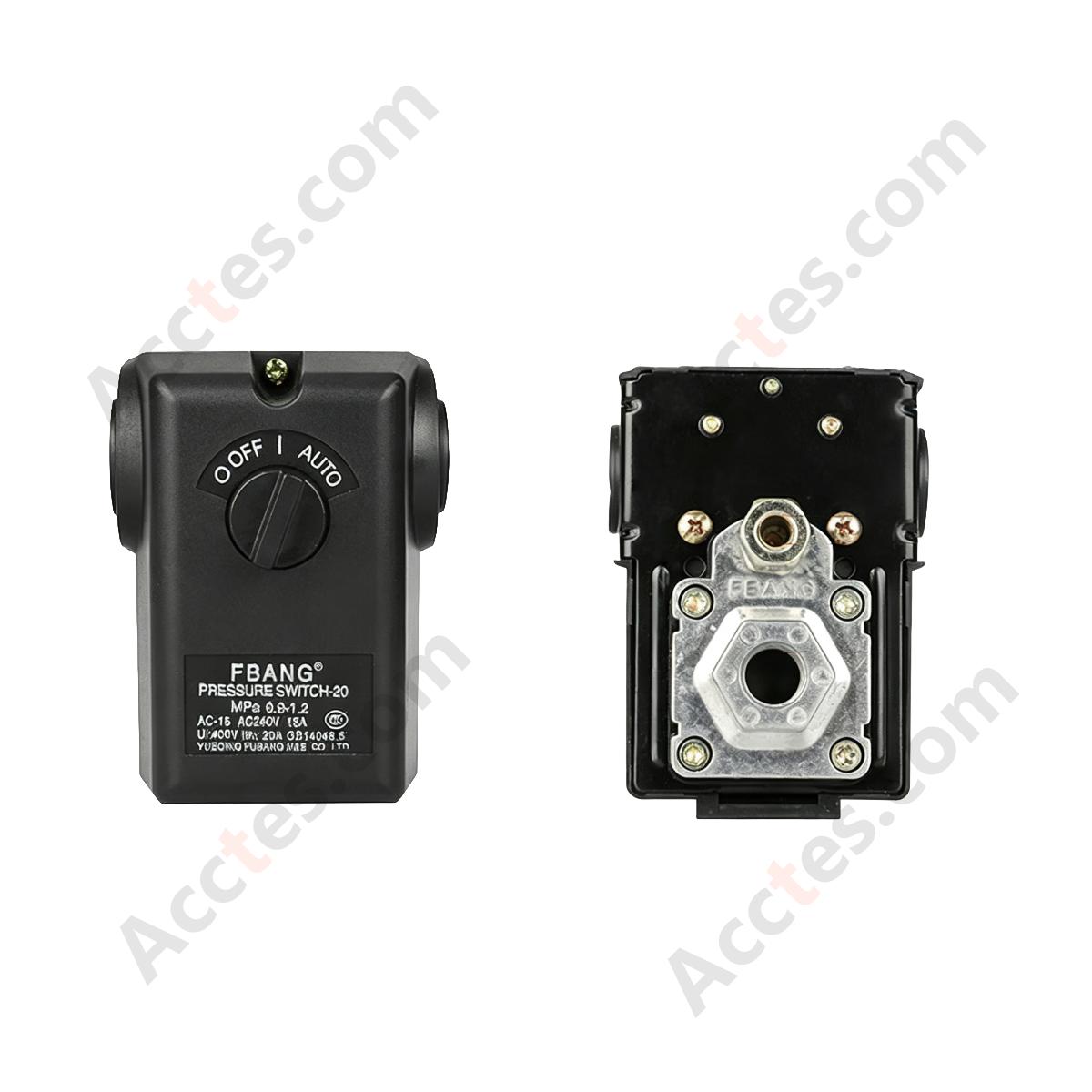 Universal Air Compressor Pressure Switch Horizontal Knob 12.5KG Pressure Control