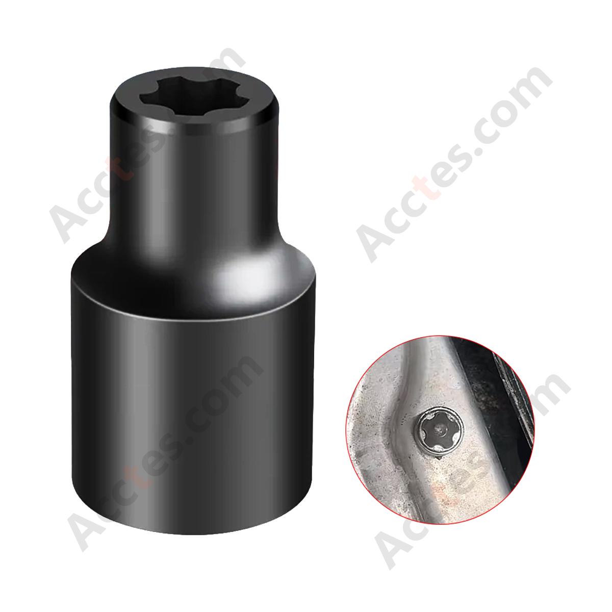 Battery Cover Screw Removal Tool Socket Set Compatible with Tesla E Type Torx