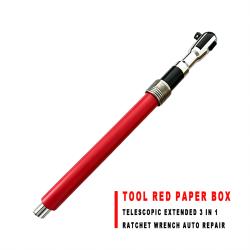 Telescopic Extended 3 in 1 Ratchet Wrench Dual Direction Quick Release Auto Repair Tool