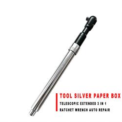 Telescopic Extended 3 in 1 Ratchet Wrench Dual Direction Quick Release Auto Repair Tool