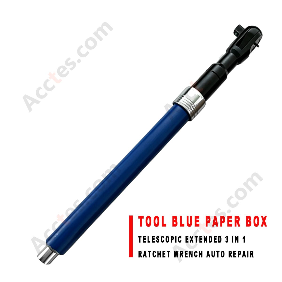 Telescopic Extended 3 in 1 Ratchet Wrench Dual Direction Quick Release Auto Repair Tool