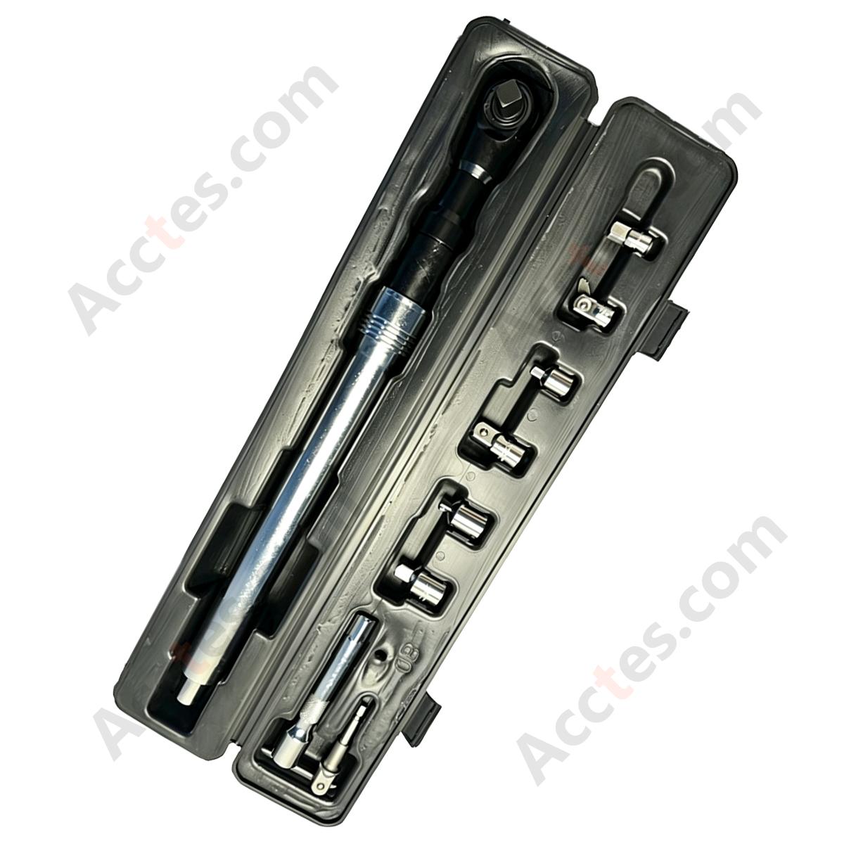 Telescopic Extended 3 in 1 Ratchet Wrench with Handle Dual Direction Auto Repair Tool Set