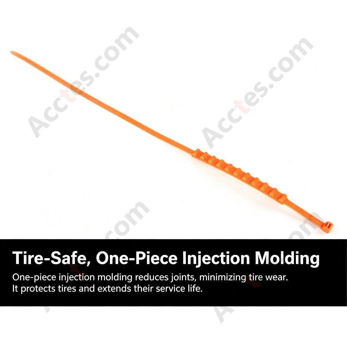 New Material Universal Orange Car Tire Anti Skid Chain 10 Pieces For Car SUV