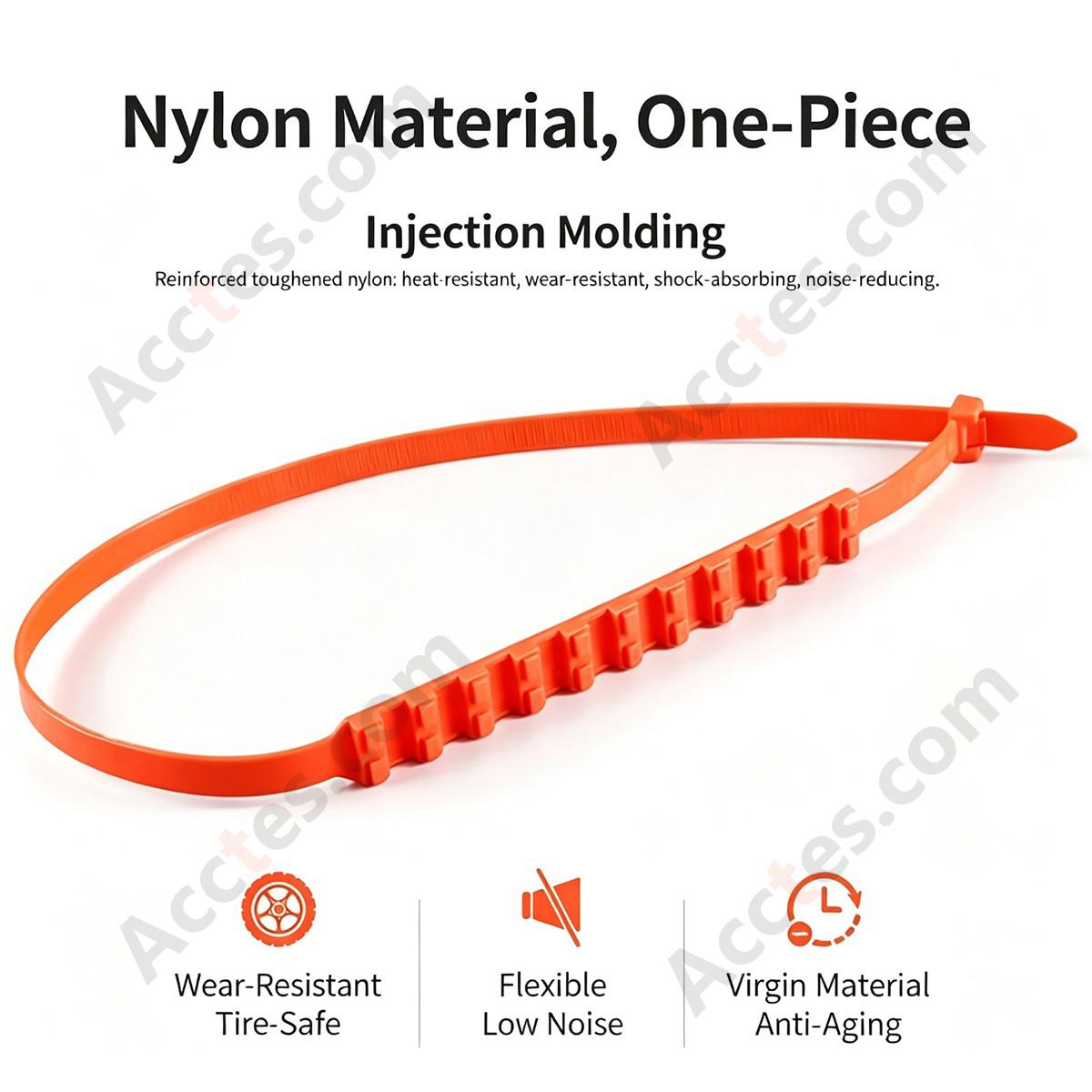 Universal Car Tire Anti Slip Strap 1 Piece Emergency Snow Mud Chain