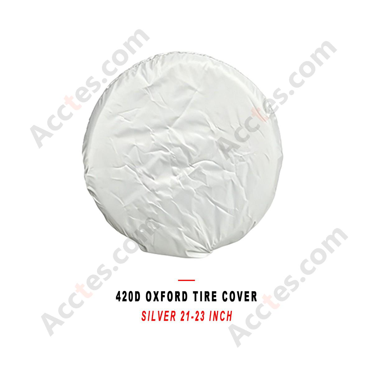 420D Oxford Fabric Spare Tire Cover Waterproof Sun Protection 21-23 inch