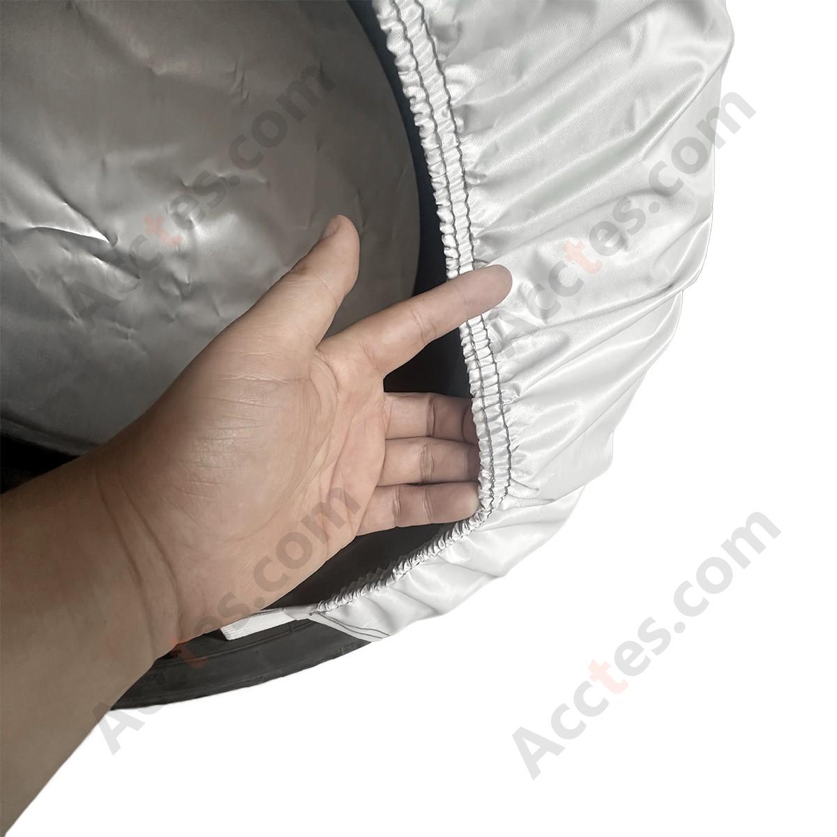 420D Oxford Fabric Spare Tire Cover Waterproof Sun Protection 21-23 inch